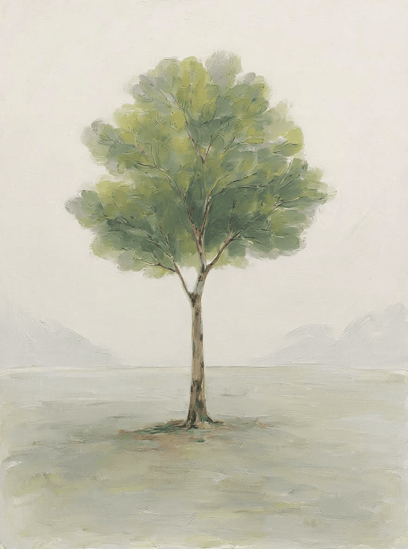 Frühlingsbaum – Illustration